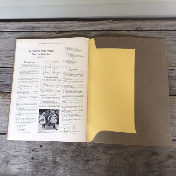 1937 Social Studies Book, “The Instructor Illustrated Units Of Work” Vintage - Picture 9 of 10